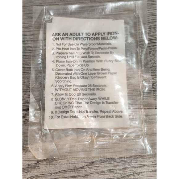 ORIGINAL Vintage 1980's Masters of the Universe He-Man Tattoo - Picture 2 of 2